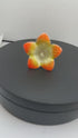 Pure Silver Enamel Flowers 6g